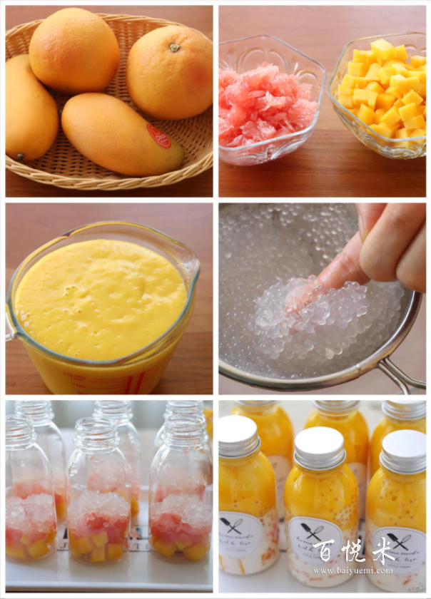 自制楊枝甘露，果肉滿滿，奶香濃郁，太絕了